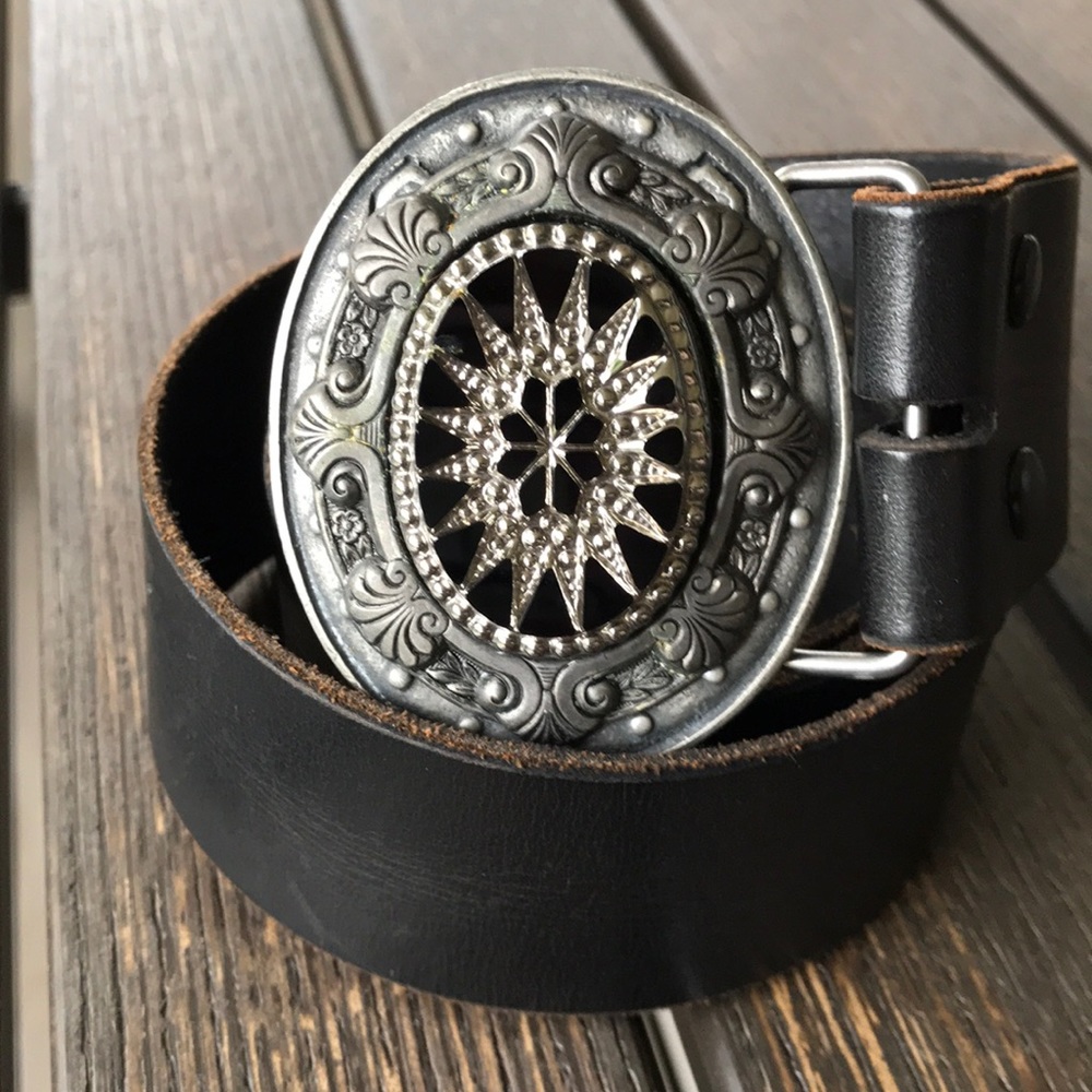 Beth Frank Leather Belt NWT